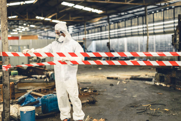 Professional Odor Removal technician working in Blue Jay, OH